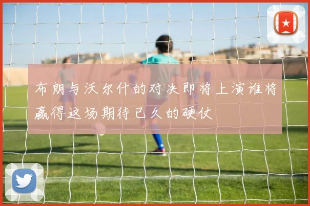 布朗与沃尔什的对决即将上演谁将赢得这场期待已久的硬仗